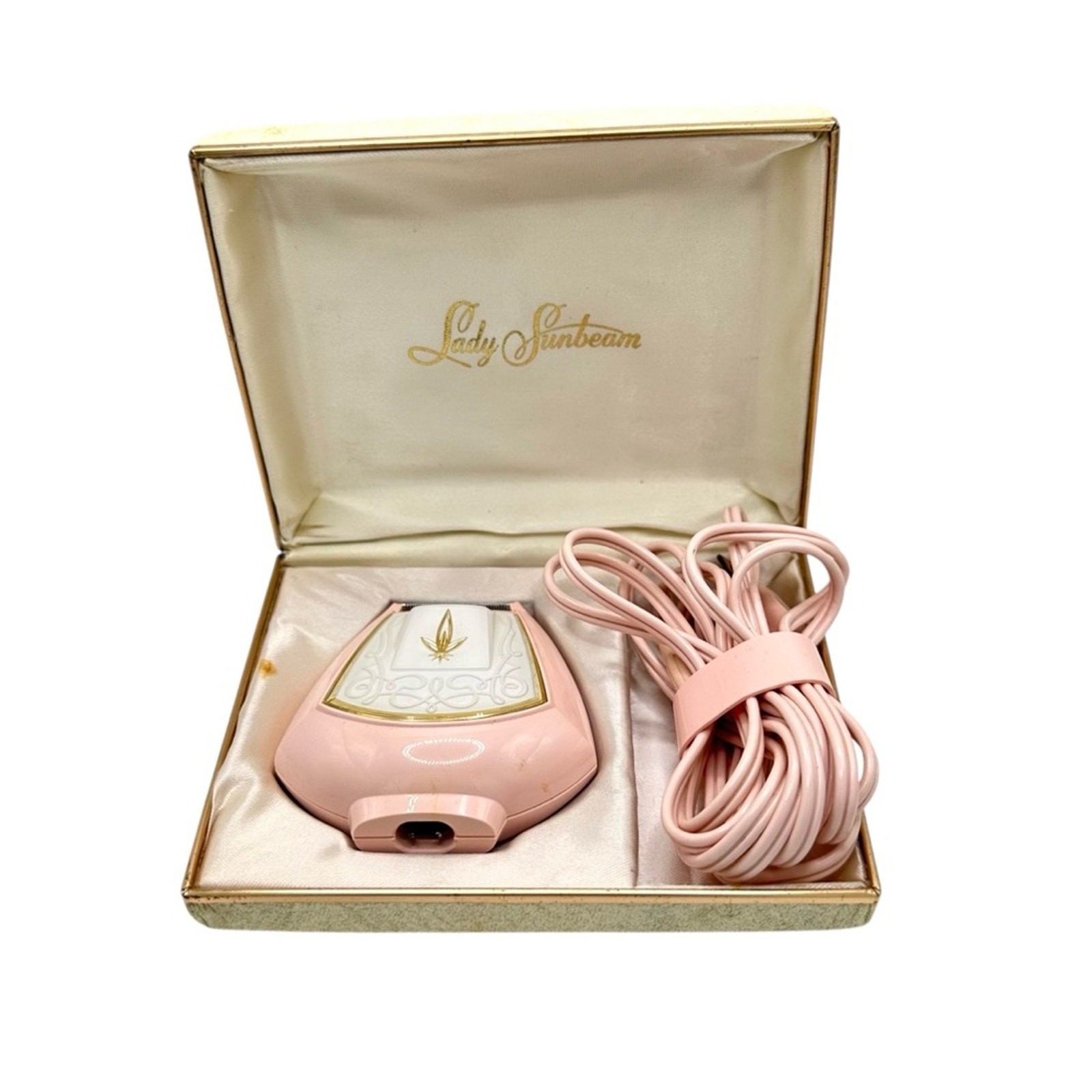 Vintage 60\'s Lady Sunbeam Shavemaster Pink Electric Shaver