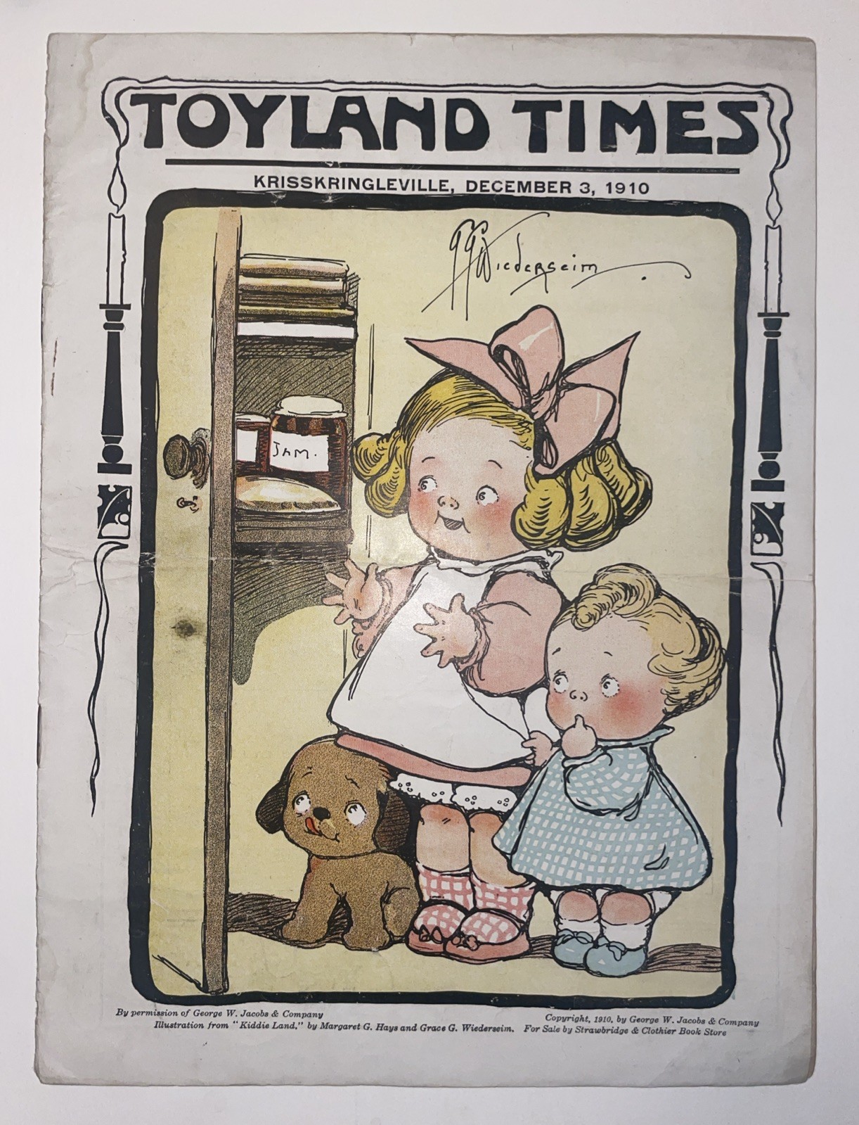 Vintage December 1910 “Toyland Times” Comic Book Magazine 