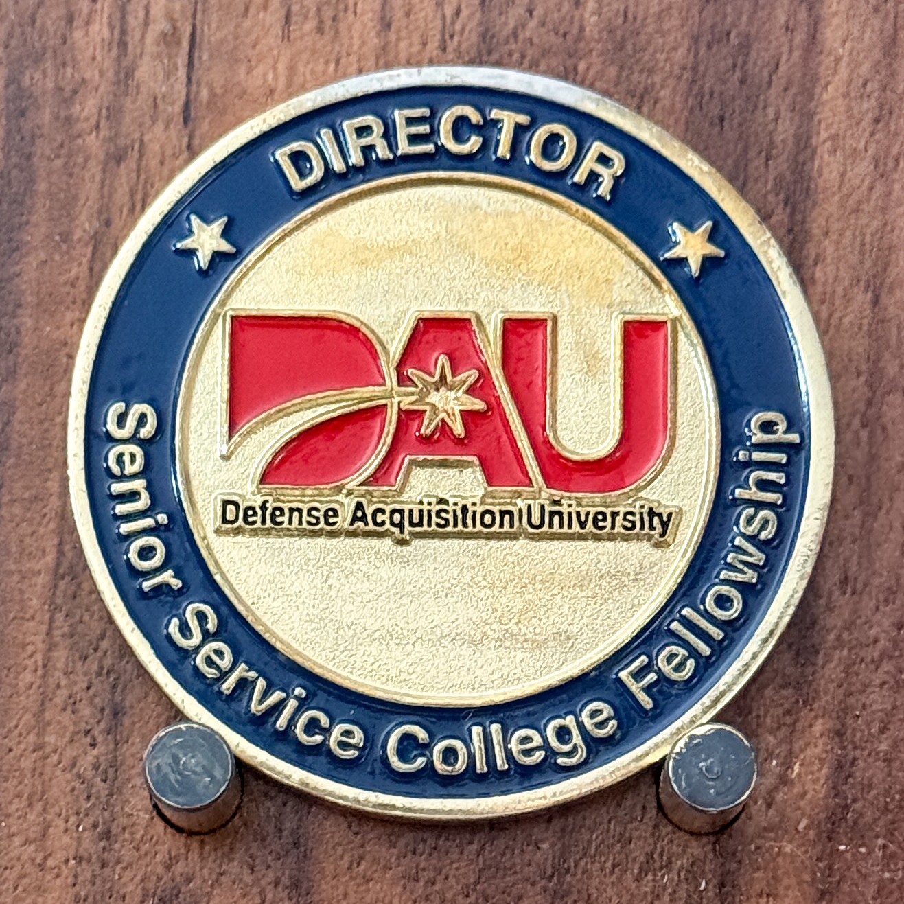 DAU Senior Service College Director Fellowship Challenge Coin  W#13