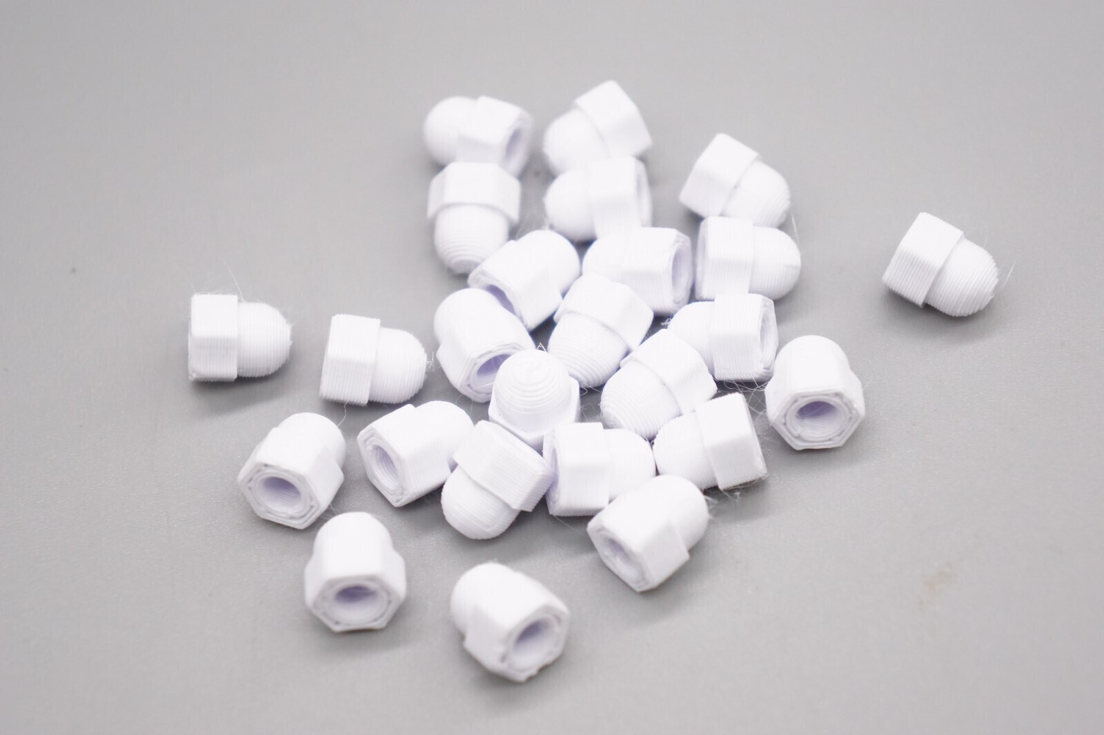 Pinball Machine Playfield Post Caps - Plastic - Acorn Nut - #8-32 / 4.2mm (25pc)