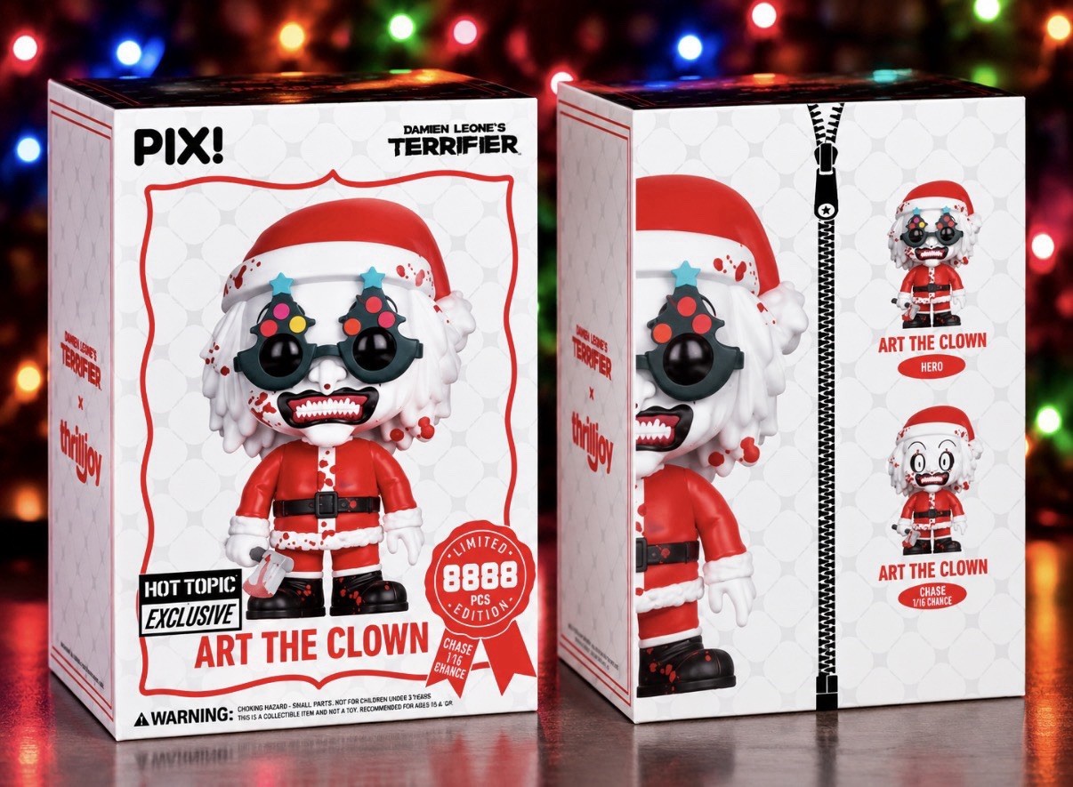 Thrilljoy PIX Art The Clown Christmas Terrifier Hot Topic Exclusive PRESALE