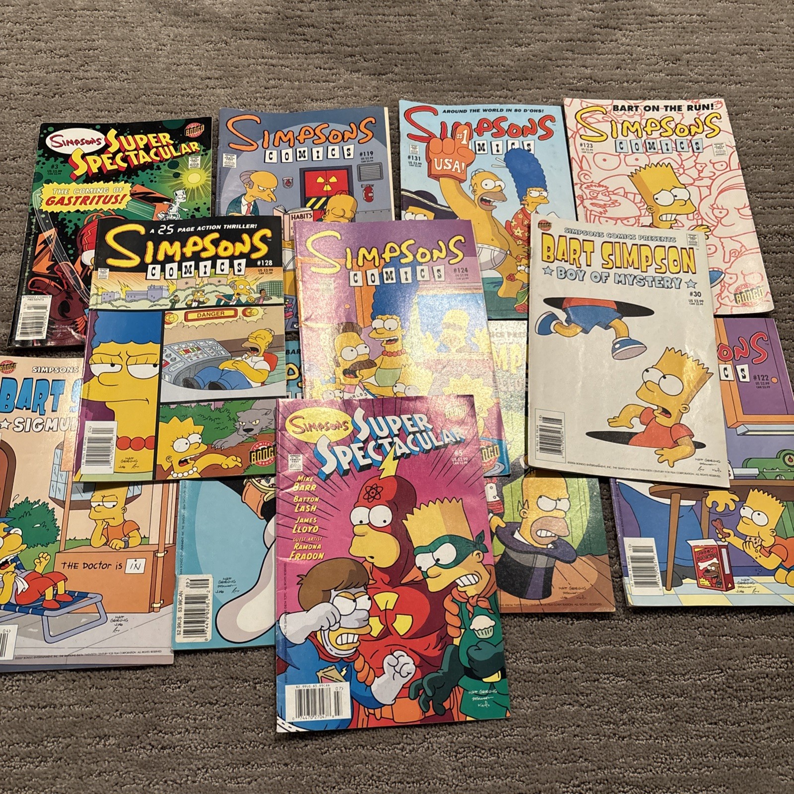 Simpson Comic Book Lot Of 12🔥🔥