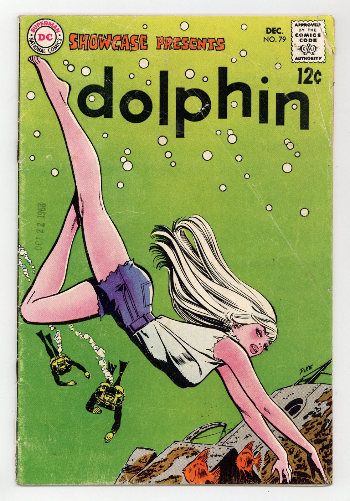 Showcase #79 GD/VG 3.0 1968 1st app. Dolphin
