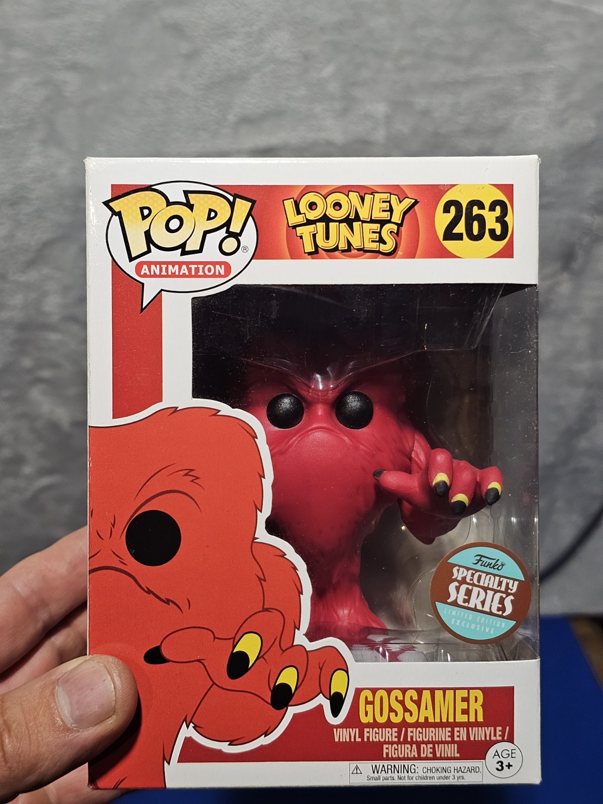Funko Pop Looney Tunes Gossamer #263 Specialty Series Exclusive Vinyl Figure