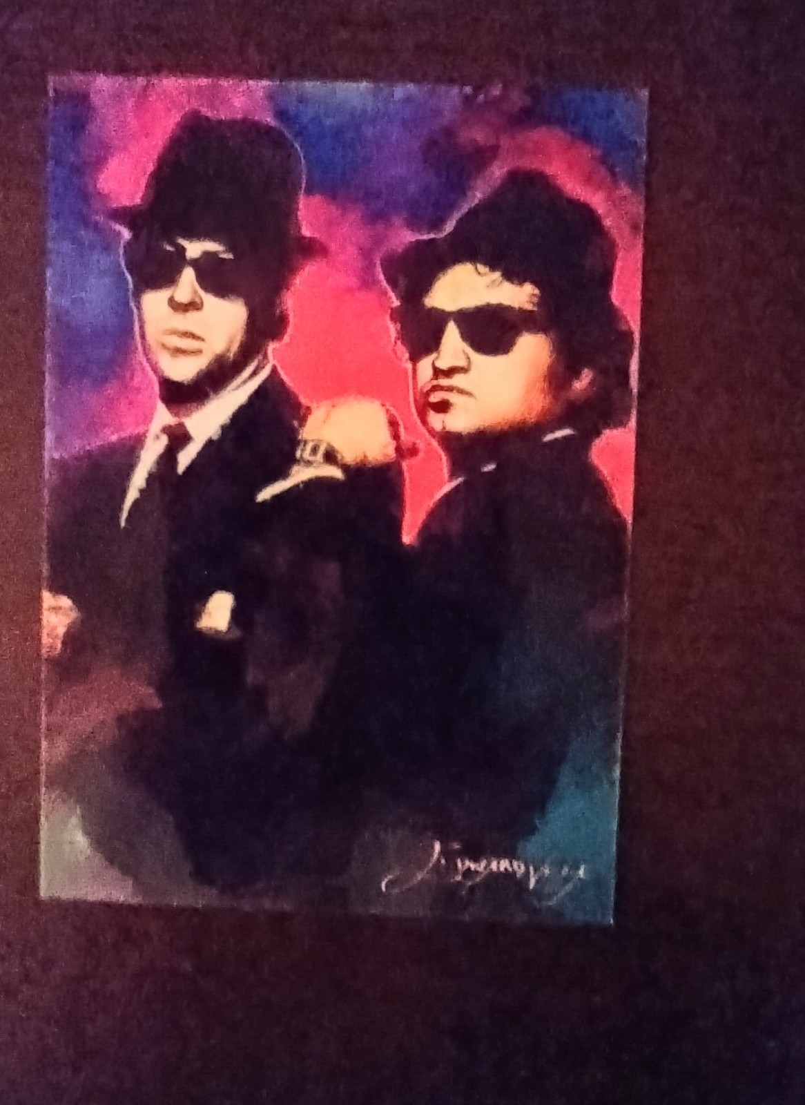 2024 The Blues Brothers Sketch Card Vela Signed #24/50
