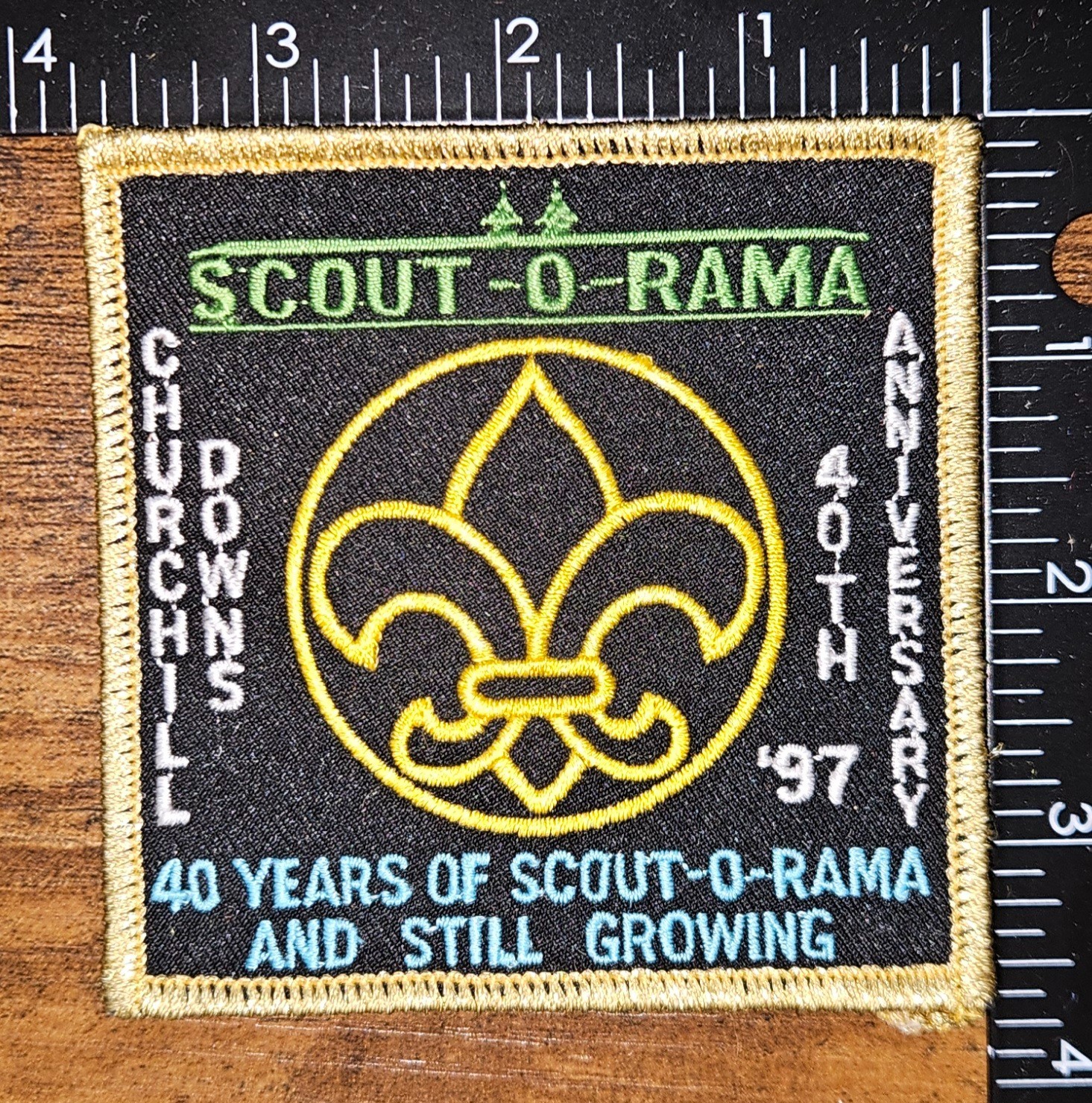 Churchill Downs Scout O Rama 40th Anniversary 1997 Boy Scout BSA Patch