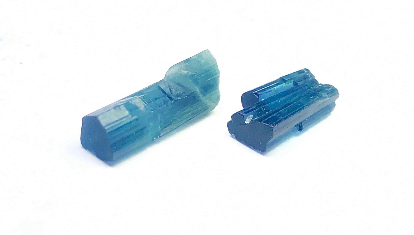 5.80 CRT Natural Indicolite Blue Tourmaline Crystal From Afghanistan Untreated