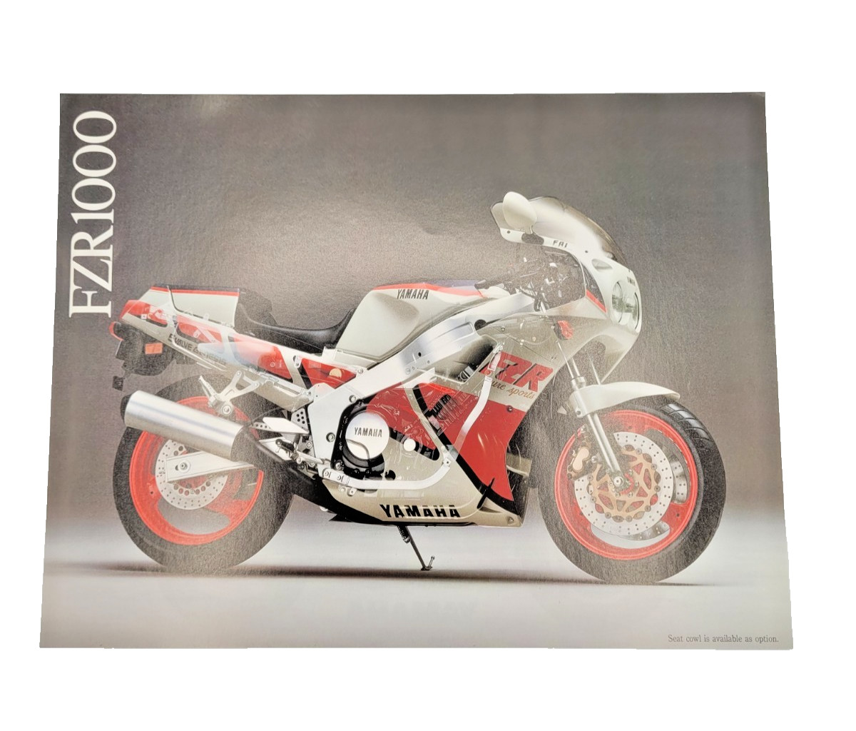 1980s Yamaha FZR1000 Dealer Sales Brochure LIT-11139-00-12 JAPAN VTG