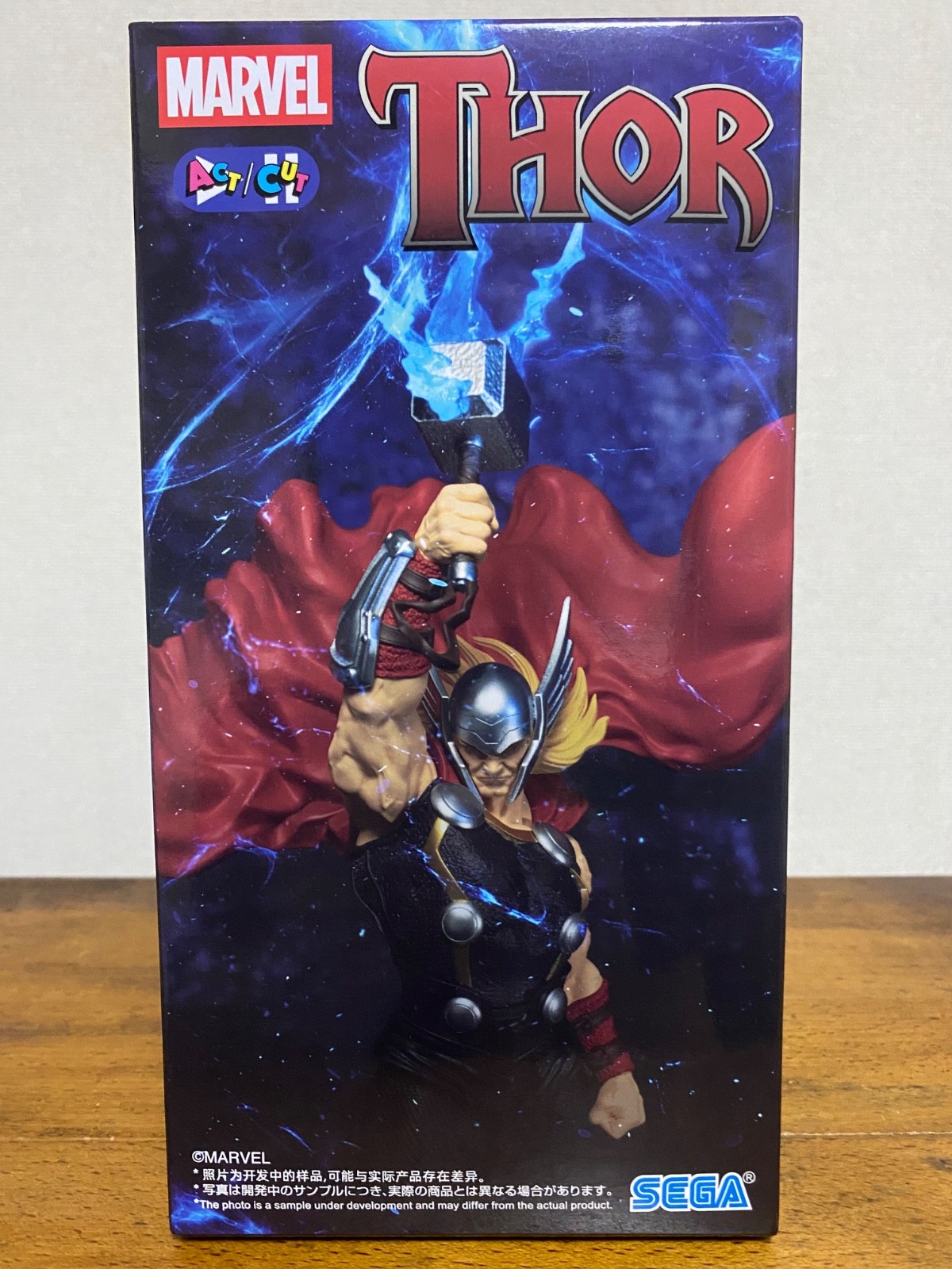 Marvel ACT/CUT Premium Figure Comic Thor SEGA Avengers Mjolnir Japan New MIB