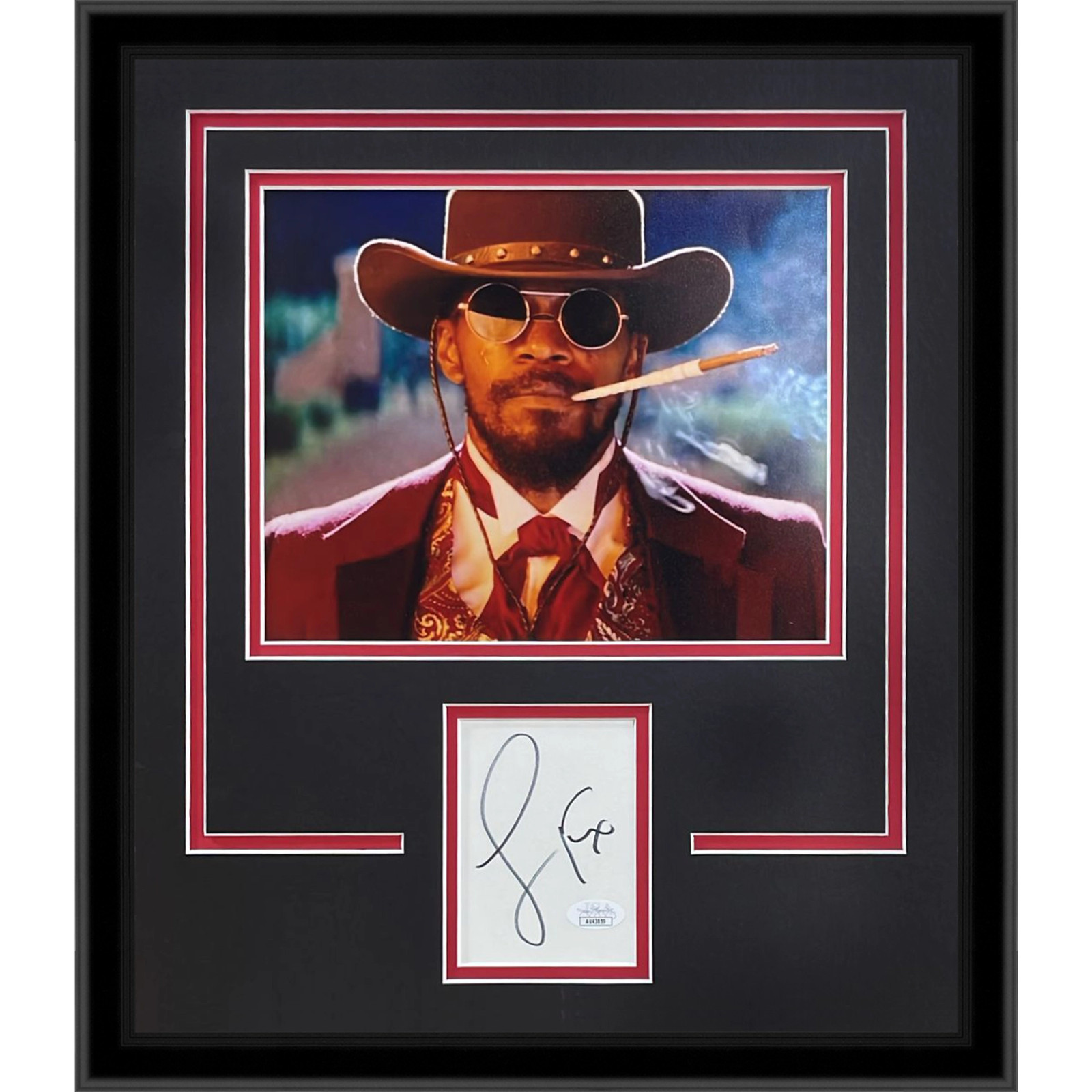 Jamie Foxx Autographed Django Unchained Signature Series Frame - JSA