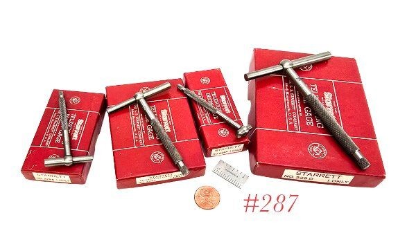 fine shape w boxes STARRETT TOOLS TELESCOPING Inside GAGE gauges A B C D