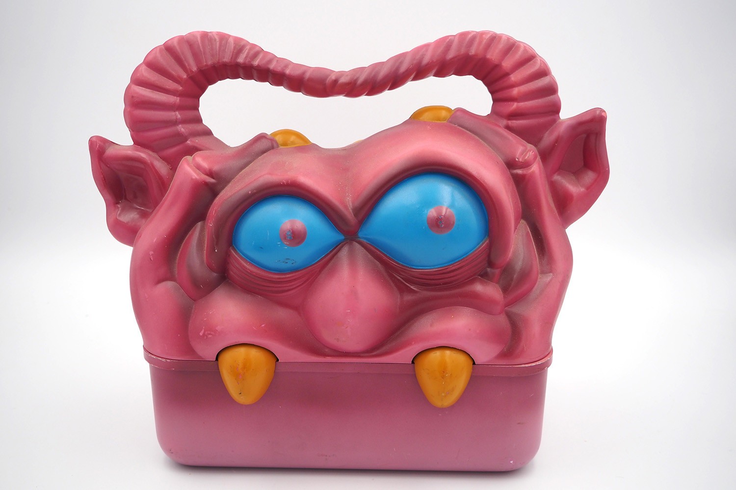VINTAGE  - 1992 My Pet Monster Creature Features Screaming Lunch Box WORKING