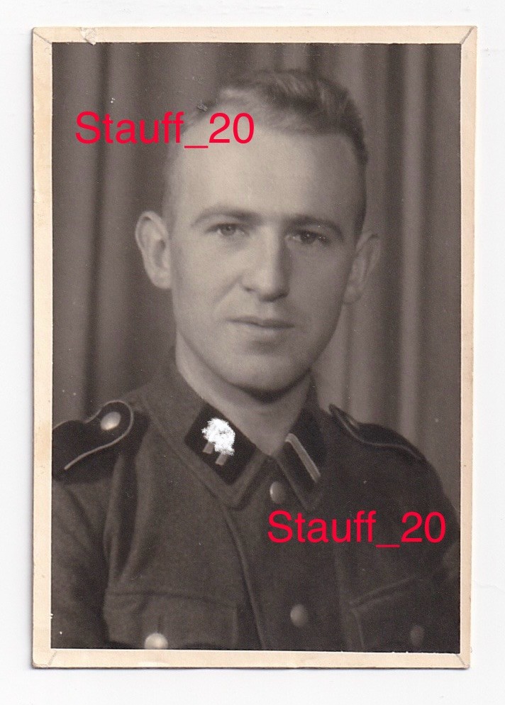 Rare WW2 Special Services Private Portrait Photo (3x2 inches)