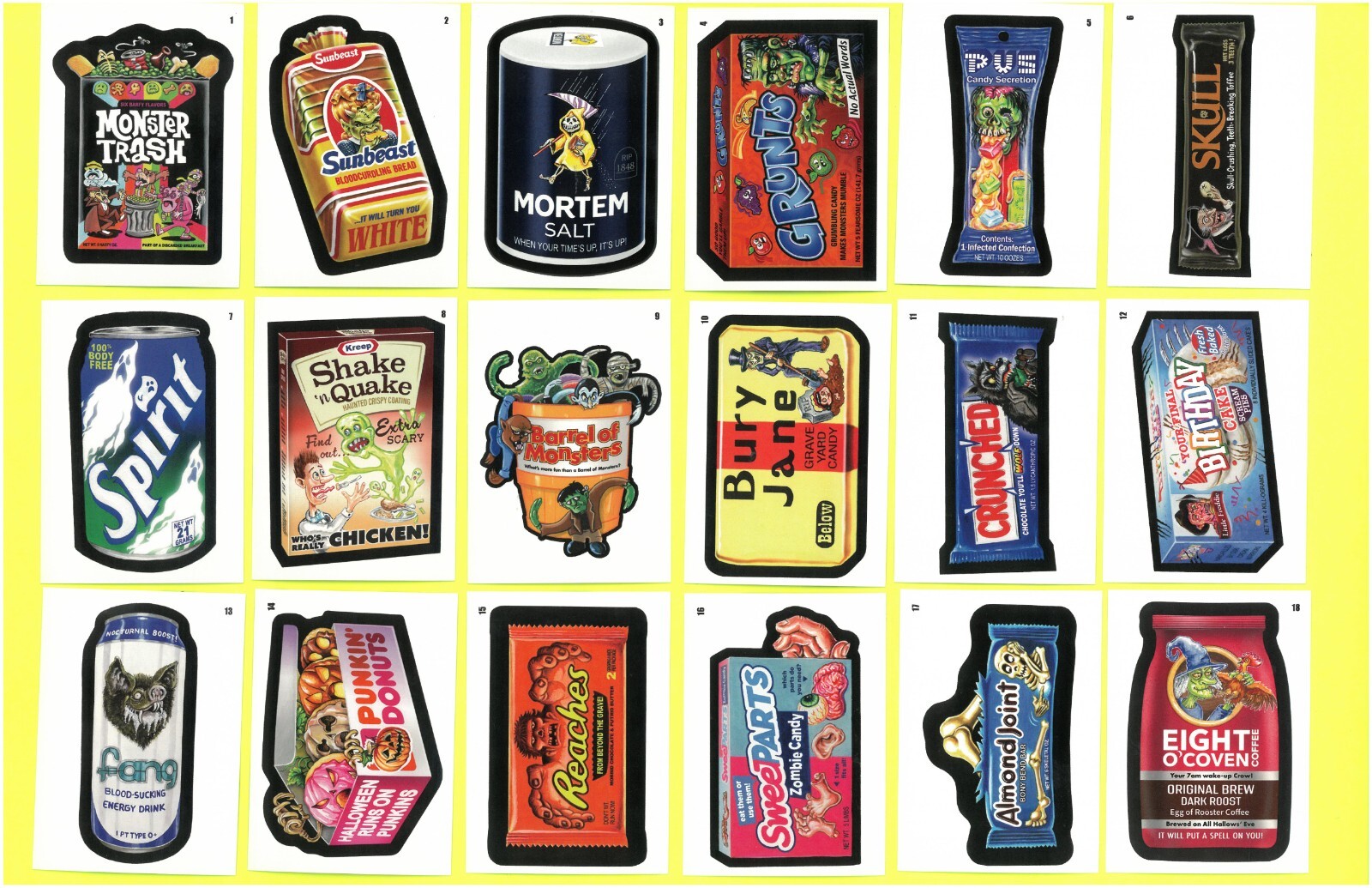 2024 Topps Wacky Packages: All New Series HALLOWEEN Edition - IN HAND - SINGLES