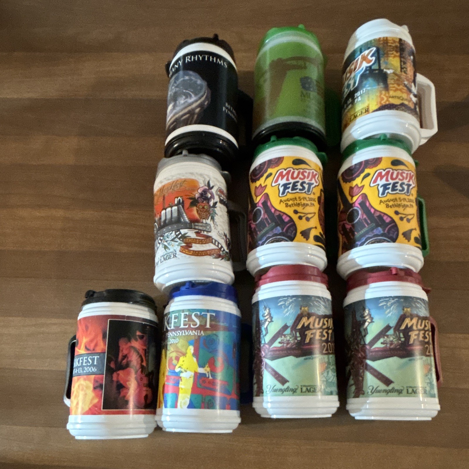 10 Vintage Bethlehem Pennsylvania Musikfest Mugs