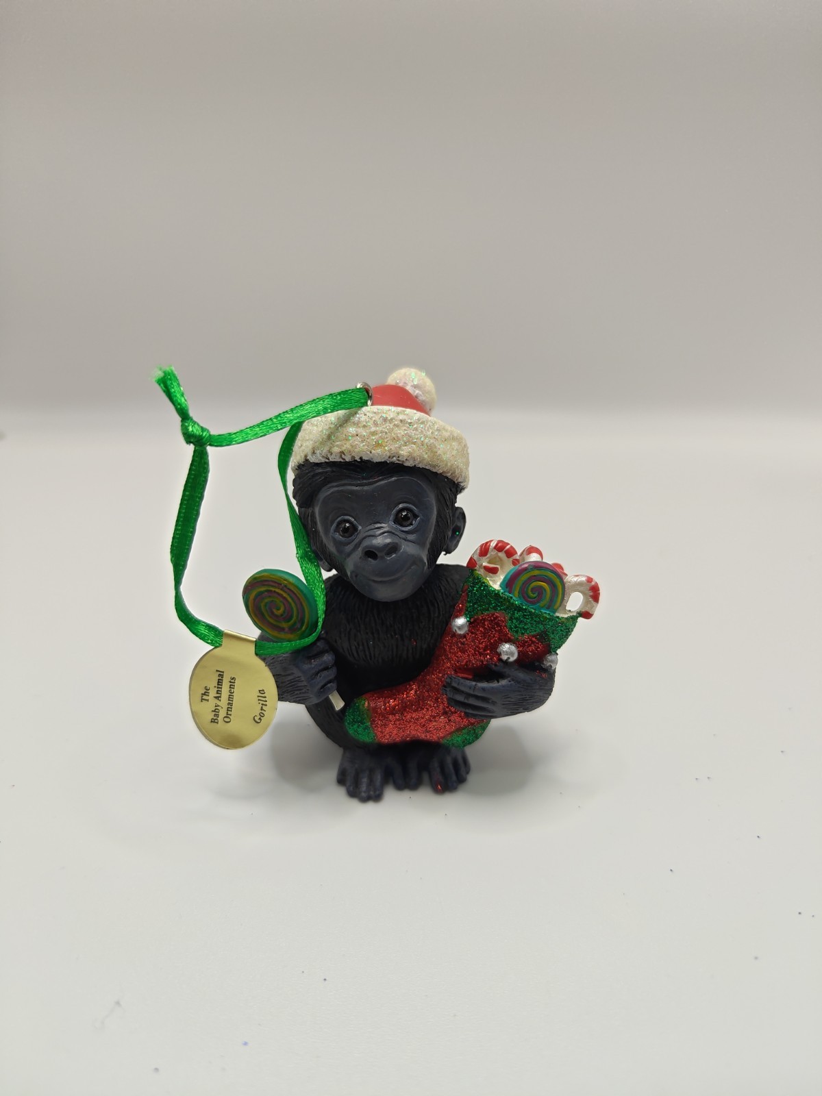 The Danbury Mint Baby Animal Christmas Tree Ornament Holiday Gorilla