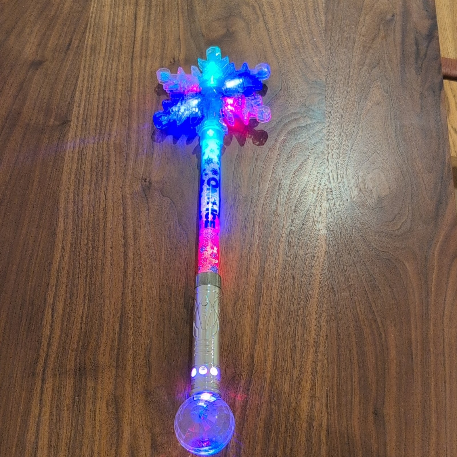 Disney Frozen On Ice Elsa LED Light-Up Snowflake Wand