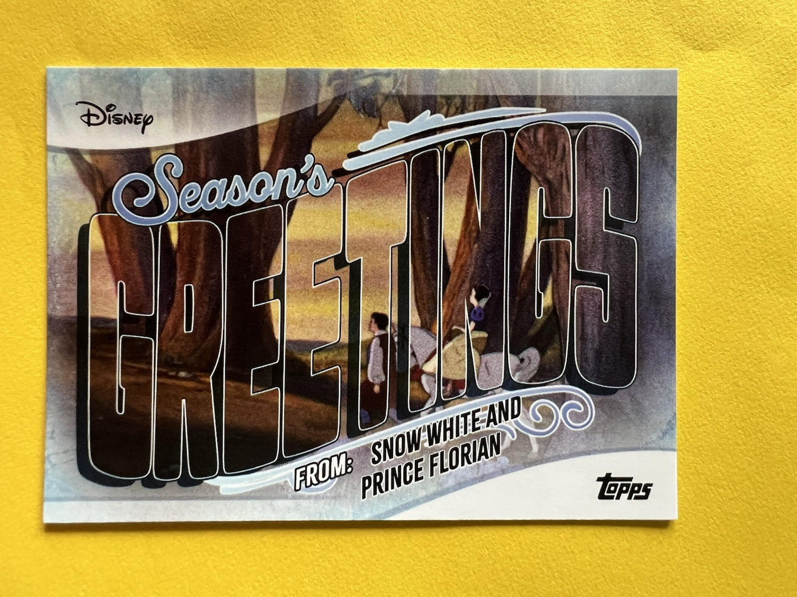 2025 Topps Disney Wonder SEASONS GREETINGS         Snow White