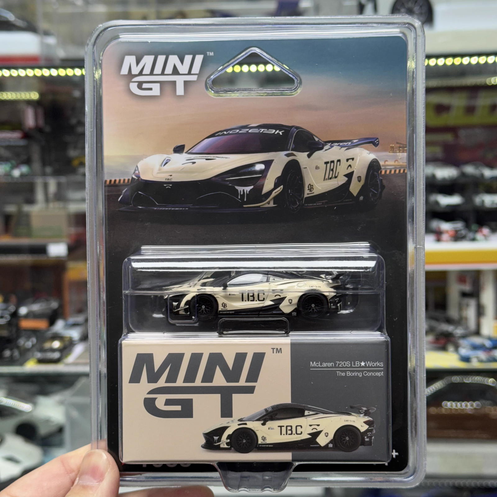 1:64 720S LB TBC Alloy Die-Cast Model Car on Blister Card Collectible