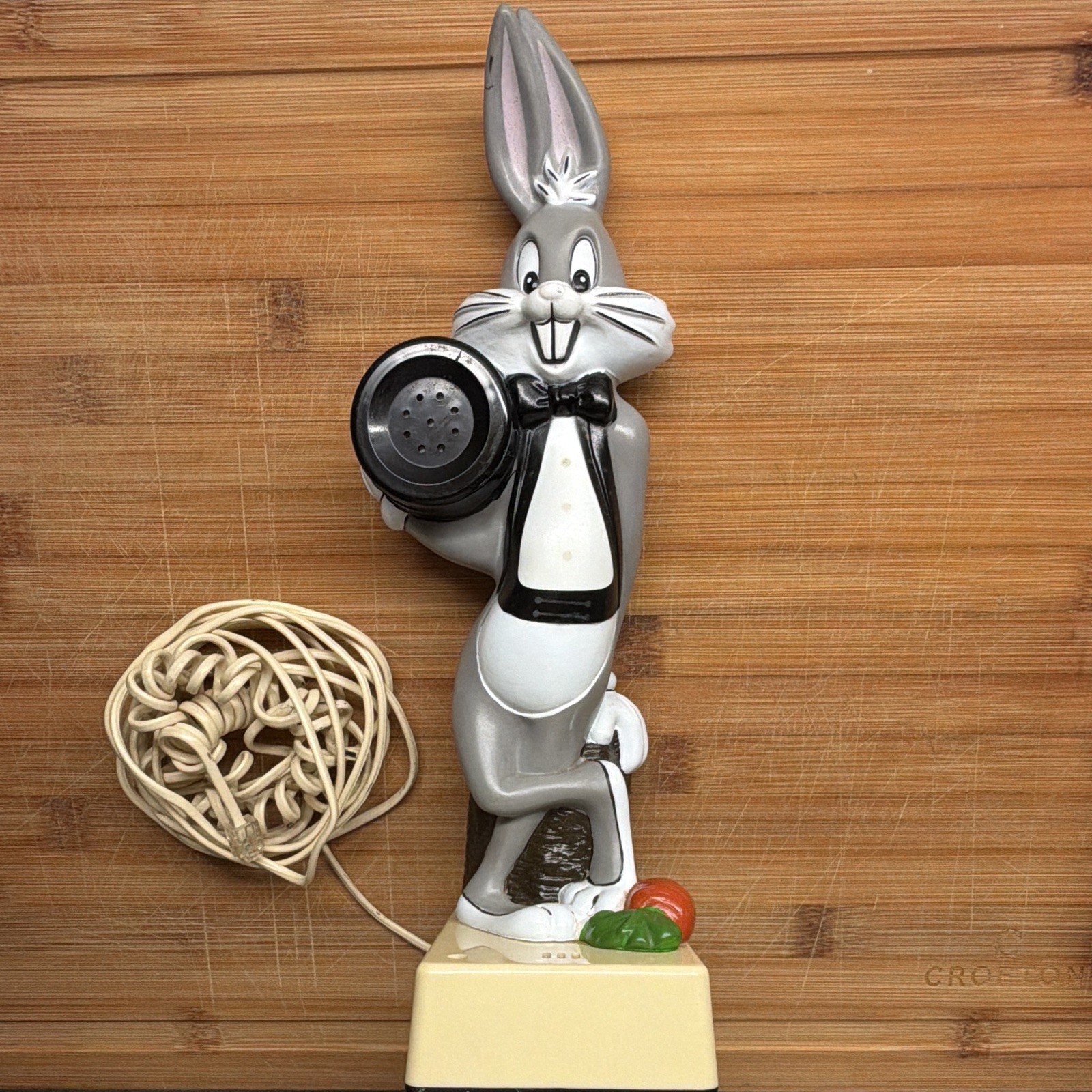 Collectible 1982 Warner Brothers Bugs Bunny Landline Telephone Vintage