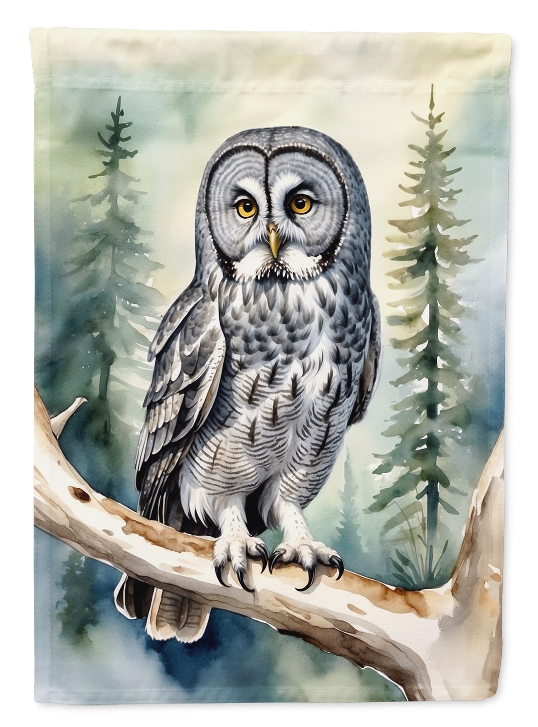 Caroline's Treasures Great Gray Owl Garden Flag DAC7459GF