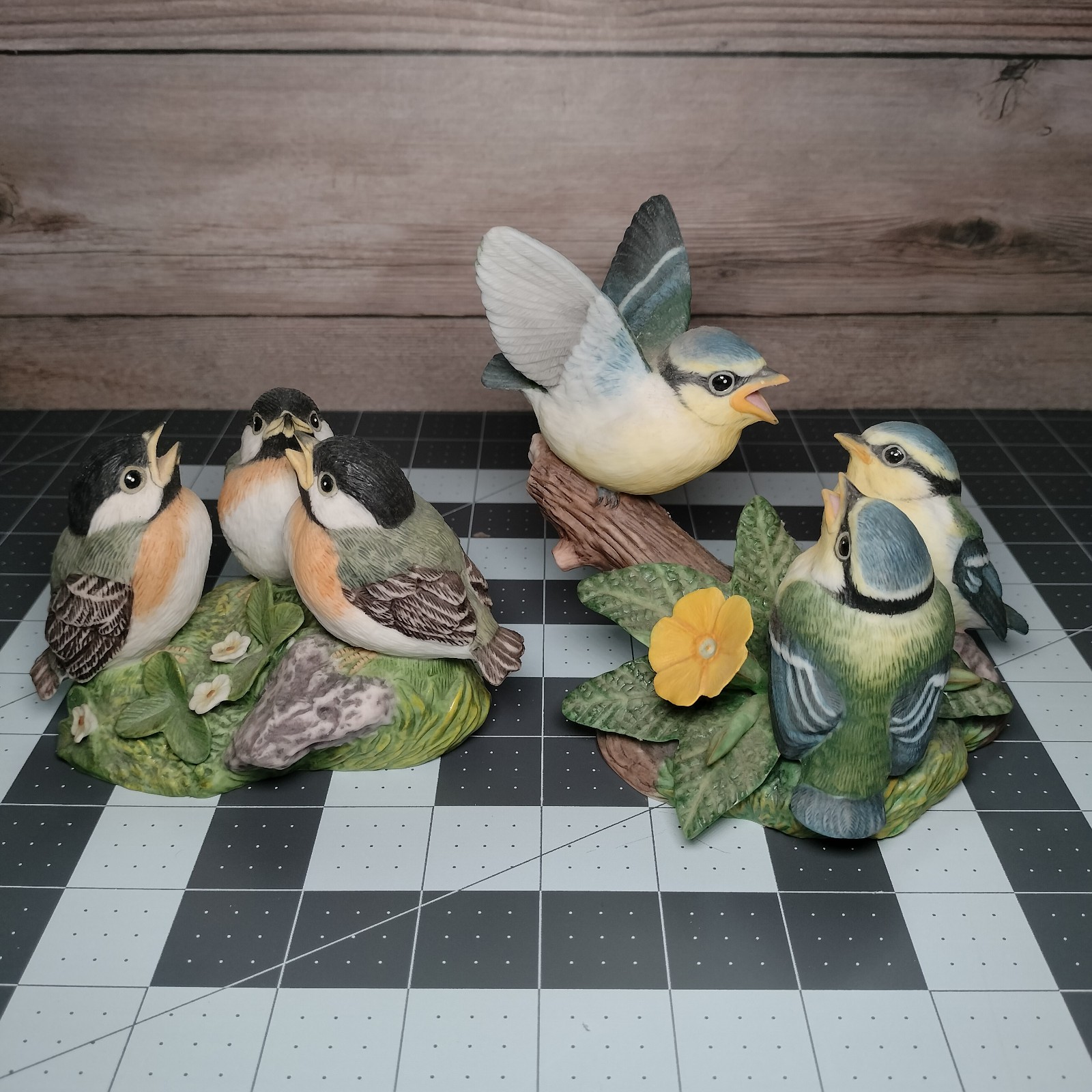 Vintage 1985 Franklin Mint Peter Barrett Conversation Porcelain Bird Figurine