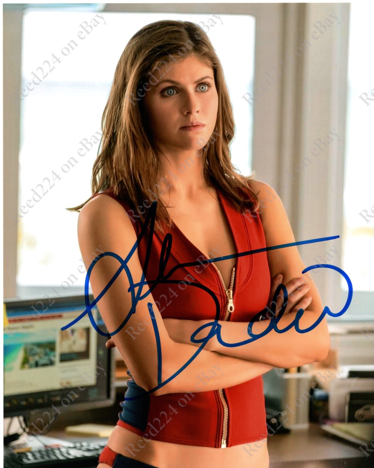 Alexandra Daddario Signed 8x10 Photo UACC COA + Date, Location, & Event Details