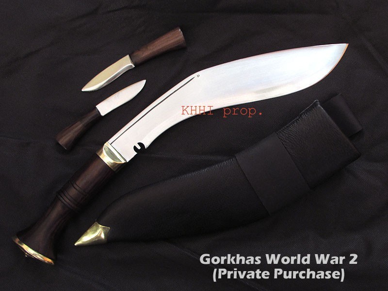 Historic 11 inch Kukri used by British Army during World War 2, Khukuri House