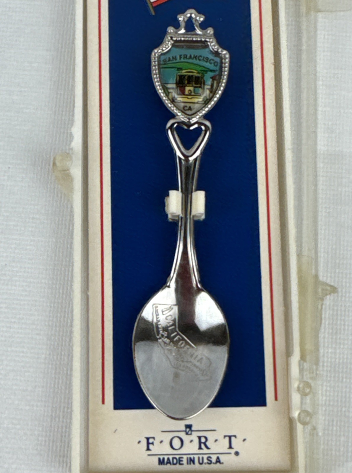 VTG Fort Collector's Spoon San Francisco Souvenir 3.6