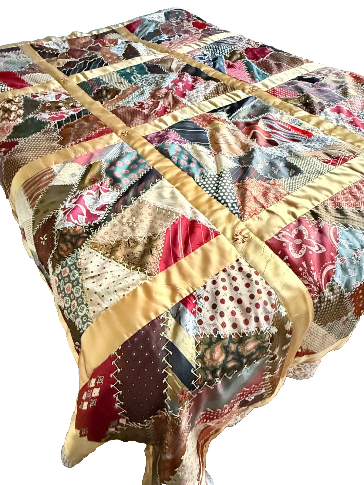Vintage Modern Crazy Quilt  ZZ874