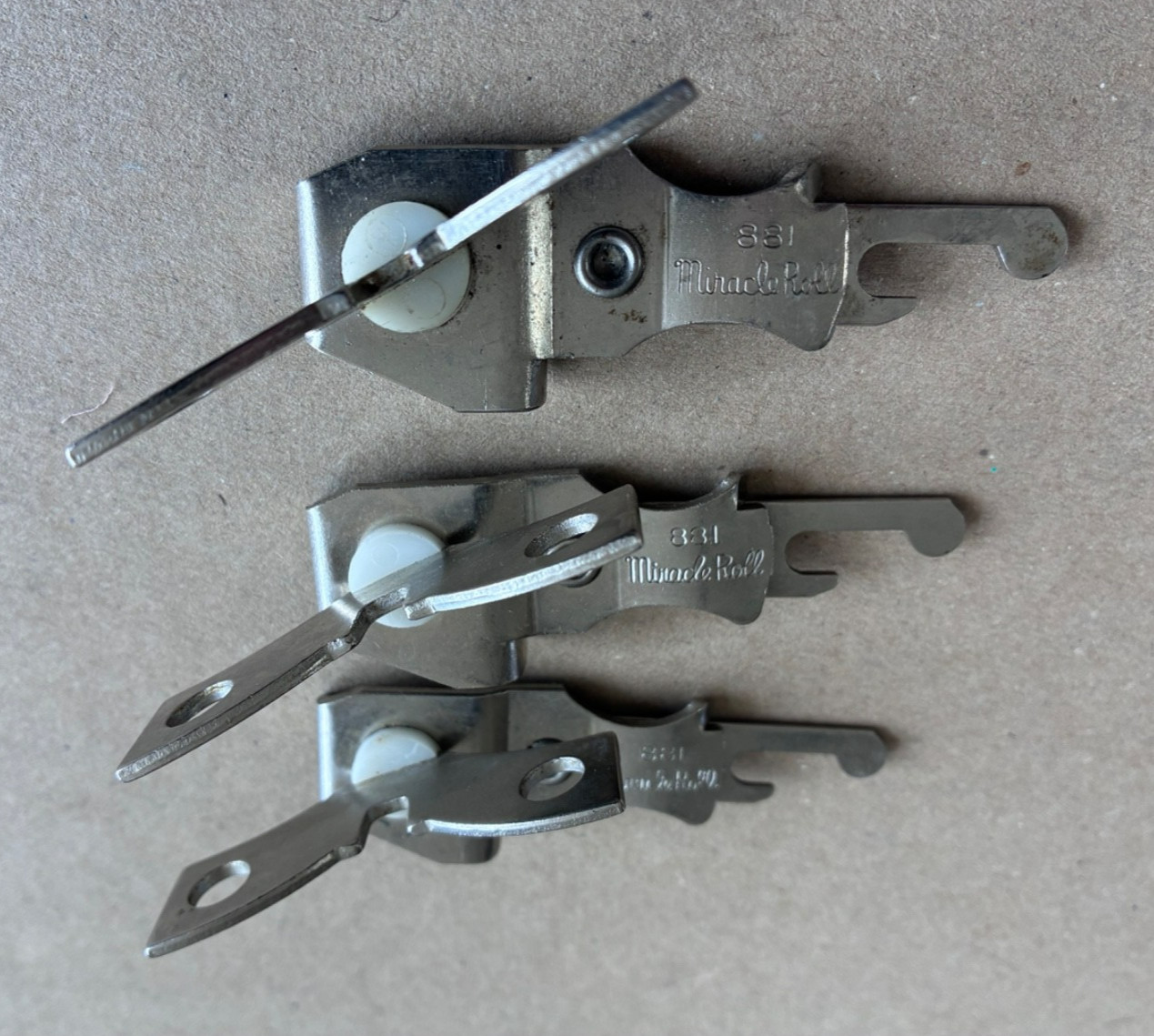 Vintage EKCO Miracle Roll 881 Can Openers Lot of 3 Manual Made USA Kitchen
