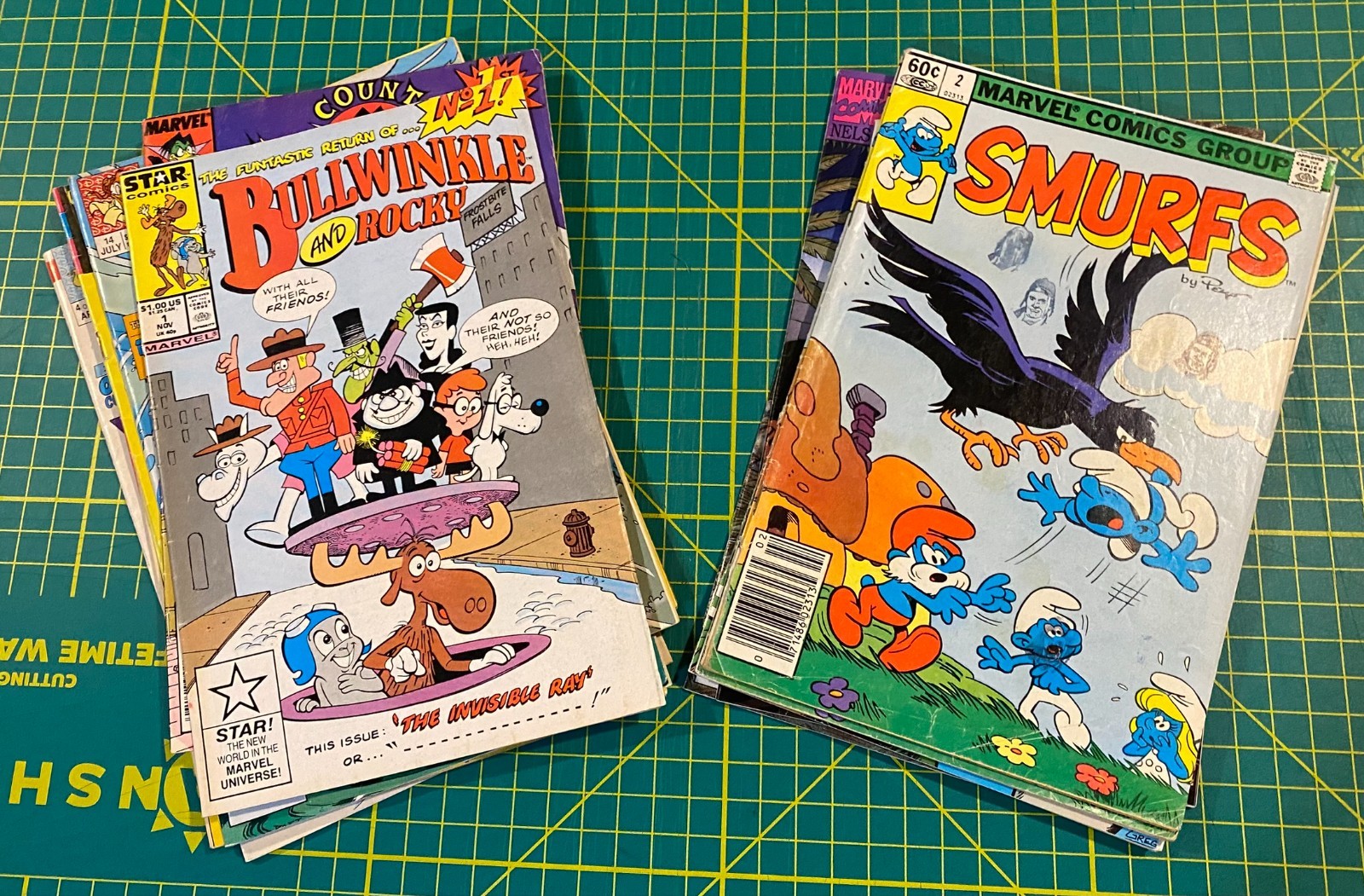 Vintage Cartoon Comic Book Lot 15x Smurfs DuckTales Duckula Police Academy
