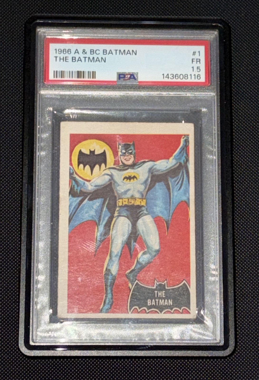 1966 A&BC Batman #1 (Black Bat) PSA 1.5 *RARE RC* Very Low POP