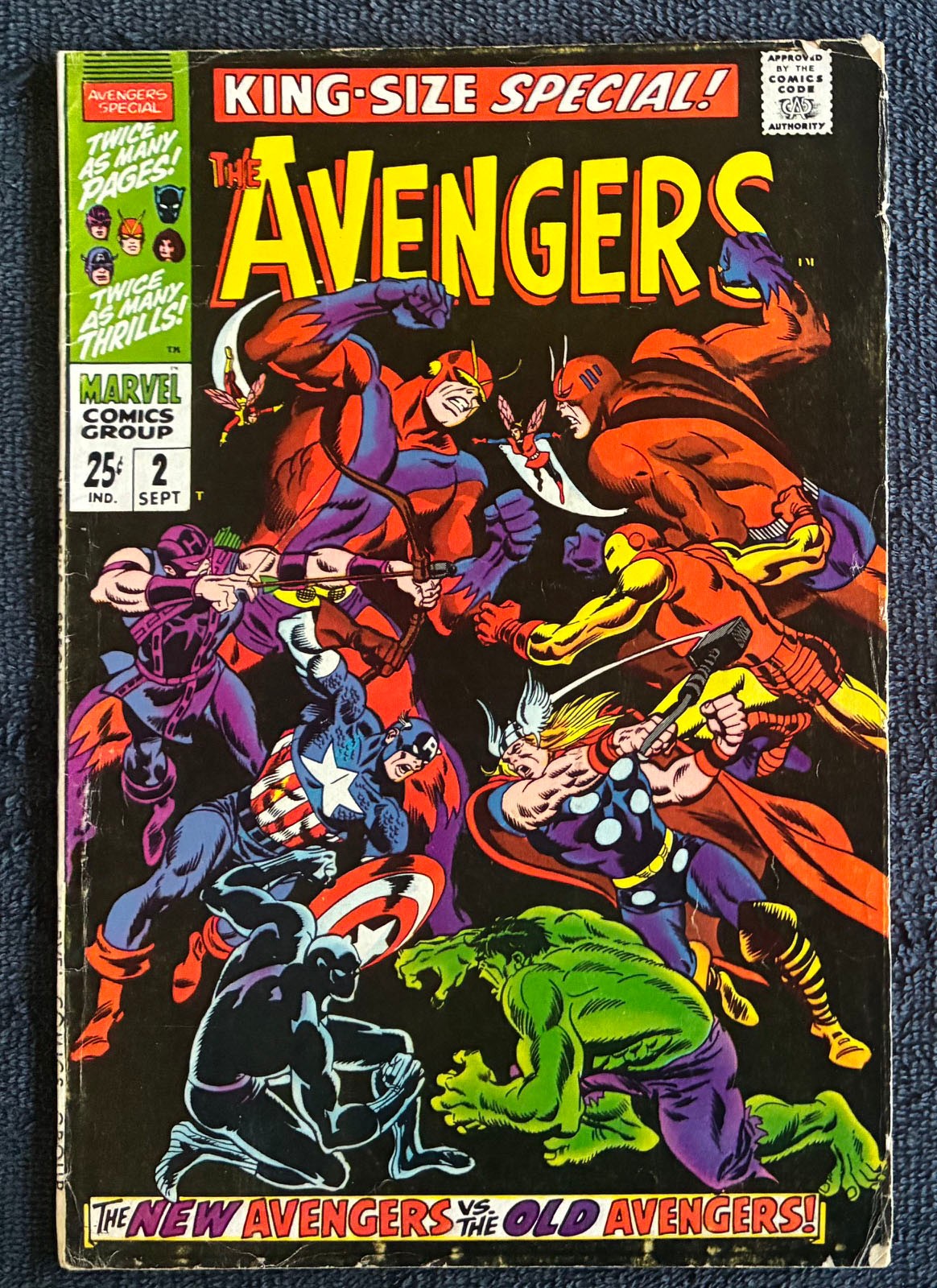 The Avengers King-Size Special #2 September 1968 Marvel Comics