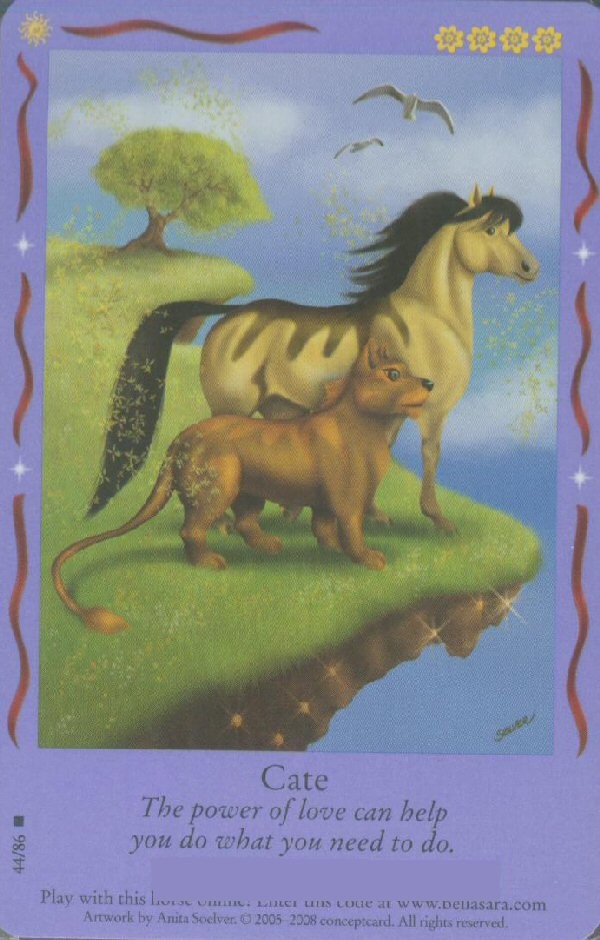 Bella Sara Magical Friends Single Rare Card