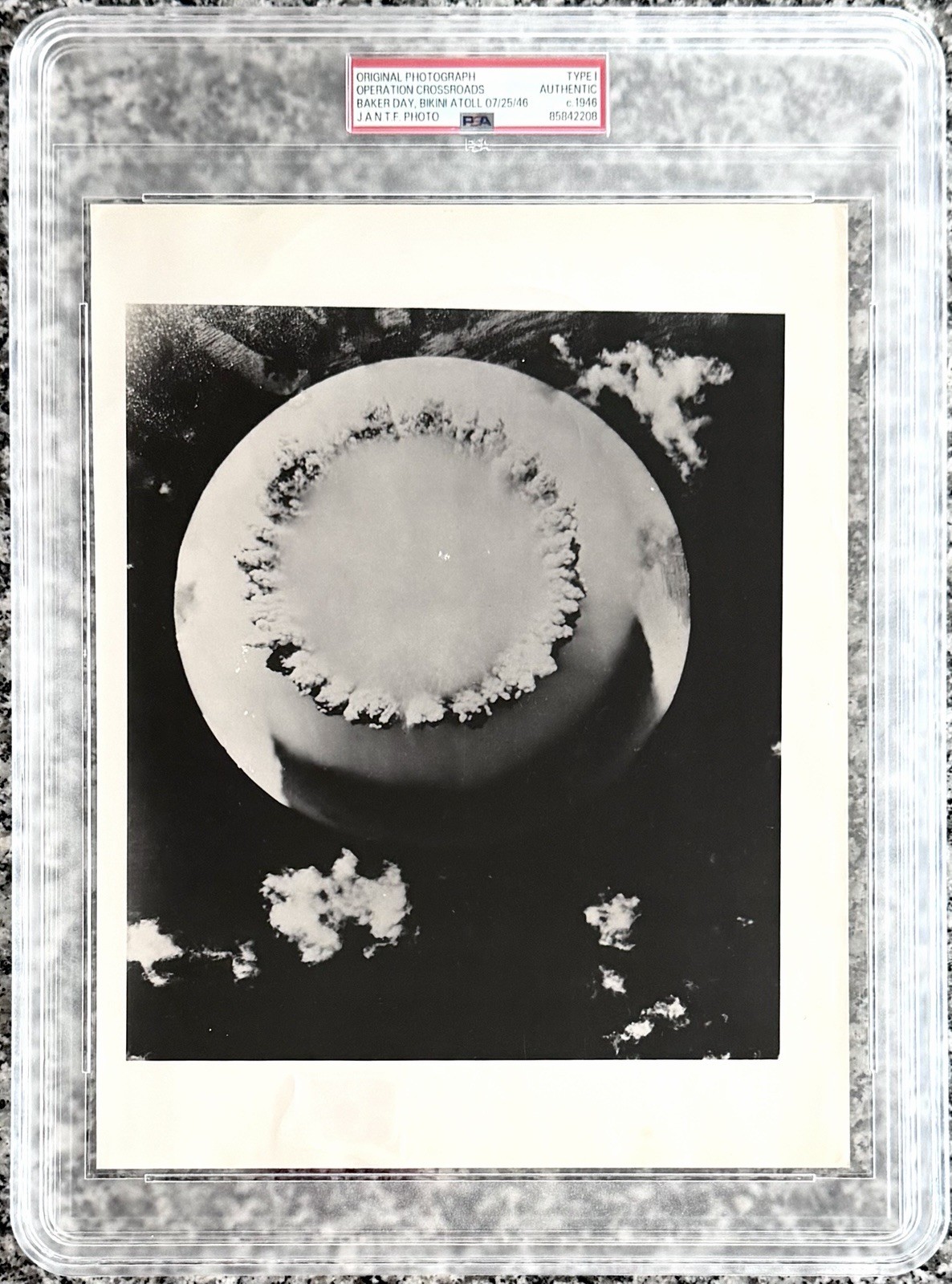 1946 Operation Crossroads “Baker Day Atomic Bomb” PSA Type 1 Original Photo