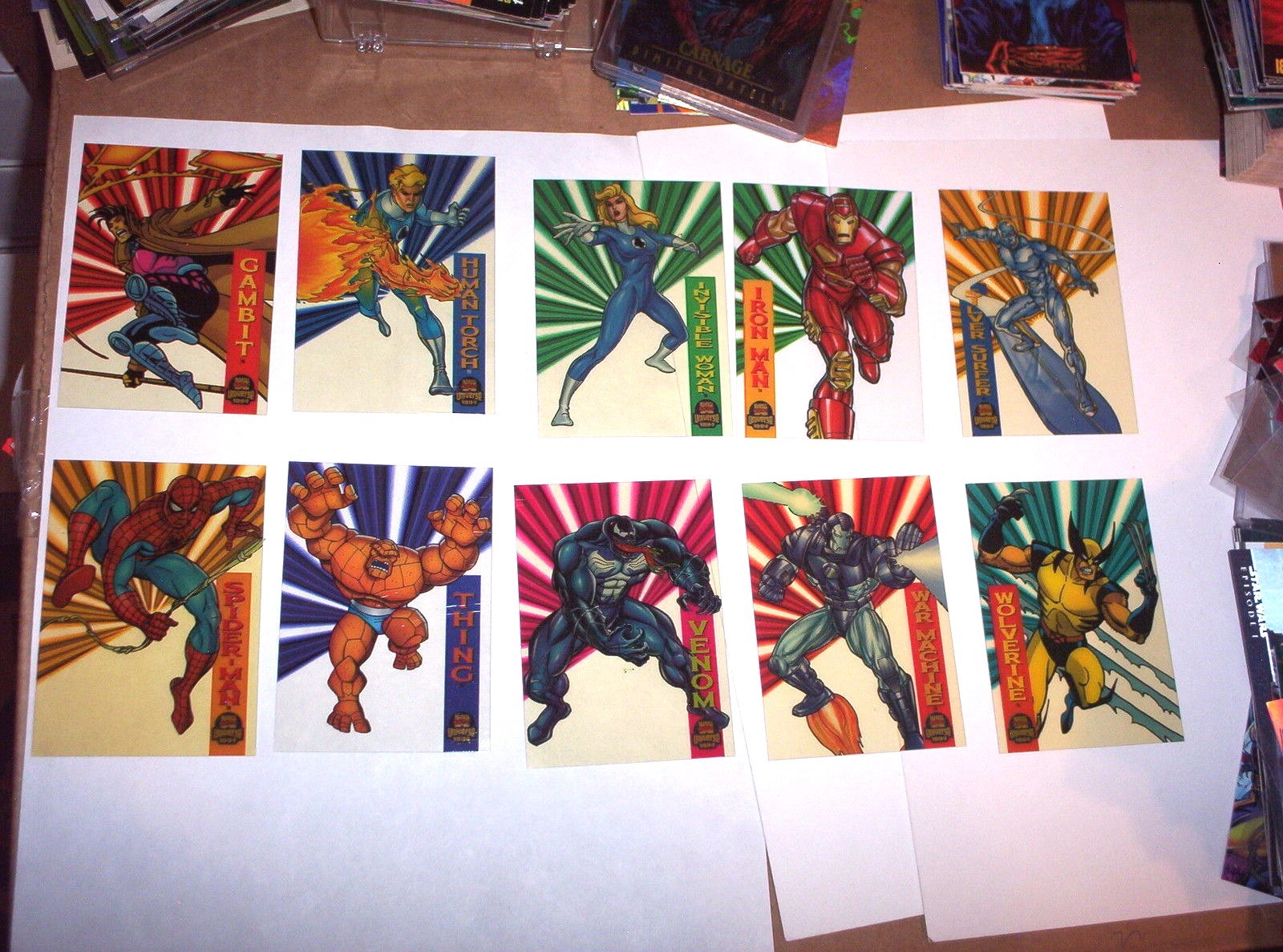 1994 MARVEL UNIVERSE SERIES 5 SUSPENDED ANIMATION INSERT 10 SET CARD WOLVERINE
