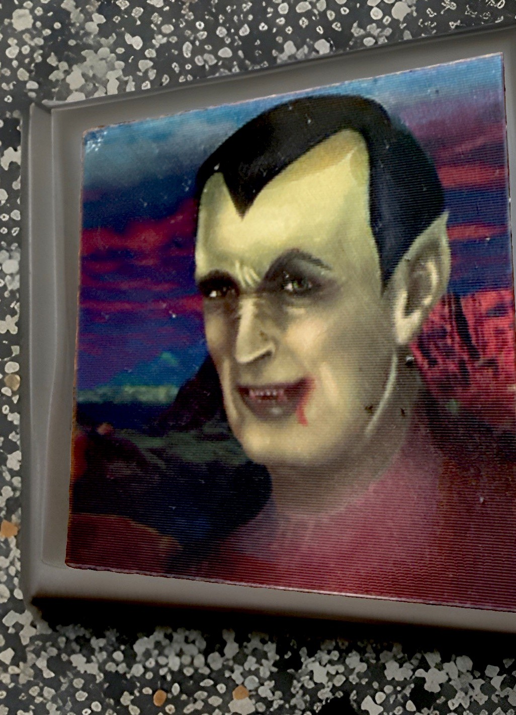 Vtg Lenticular 2 phase (NOT VARI VUE) Bella Lugosi-Dracula flicker 2.5