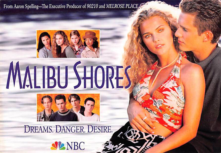 Malibu Shores NBC Promo Postcard Keri Russell Tony Lucca Aaron Spelling 1990s