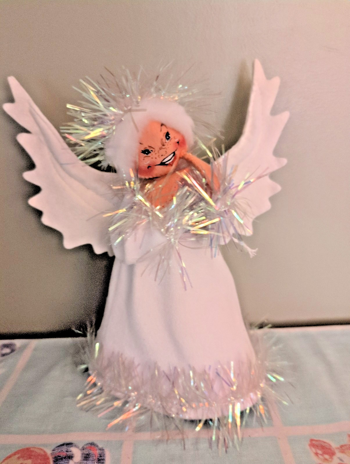 New Annalee Treetop Angel Christmas Tree Topper 1994 10” With Tag Xmas 😇🎄