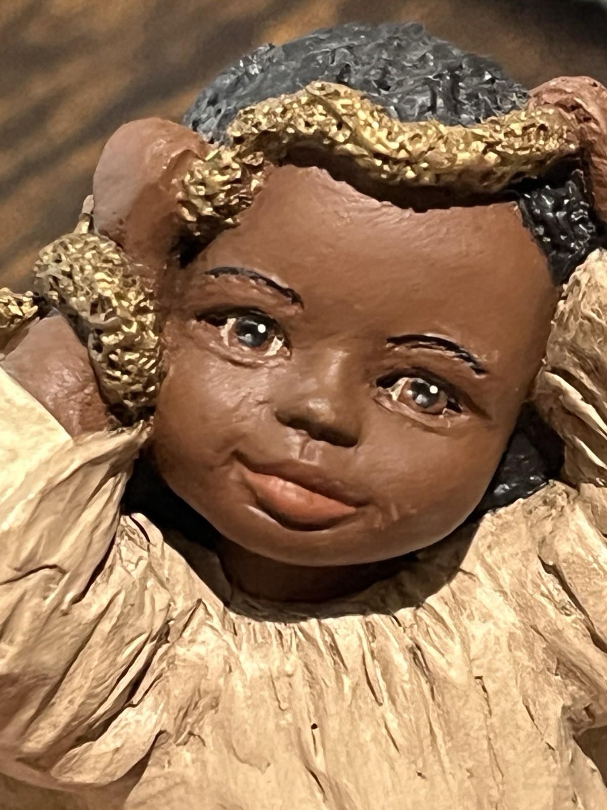 1991 Martha Holcombe All Gods Children Joy Figurine #1 Angel 4.75\'\' Hand Signed