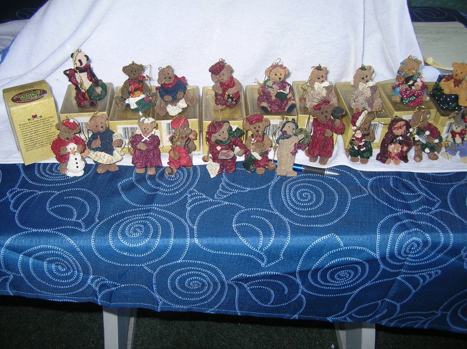 Vintage Figurine By Ganz 1995 Cottage Collectible's 21 ornament's. All Brand NEW
