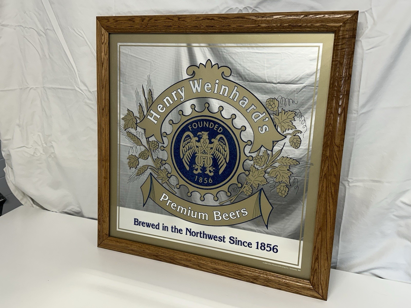 RARE Henry Weinhard’s “Brewed In The Northwest Since 1856” Bar Beer Sign Mirror