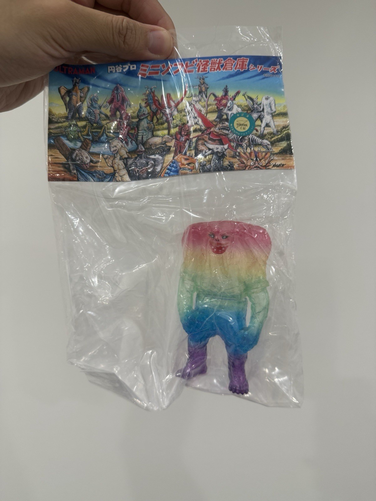 Max Toy Ultraman Jamila Rainbow Clear Sofubi Vinyl Figure Kaiju Japan