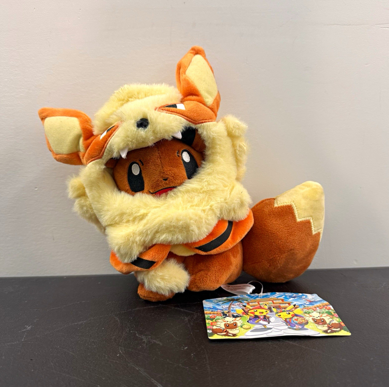 Pokémon Center Eevee Arcanine Poncho Plush Stuffed Okinawa