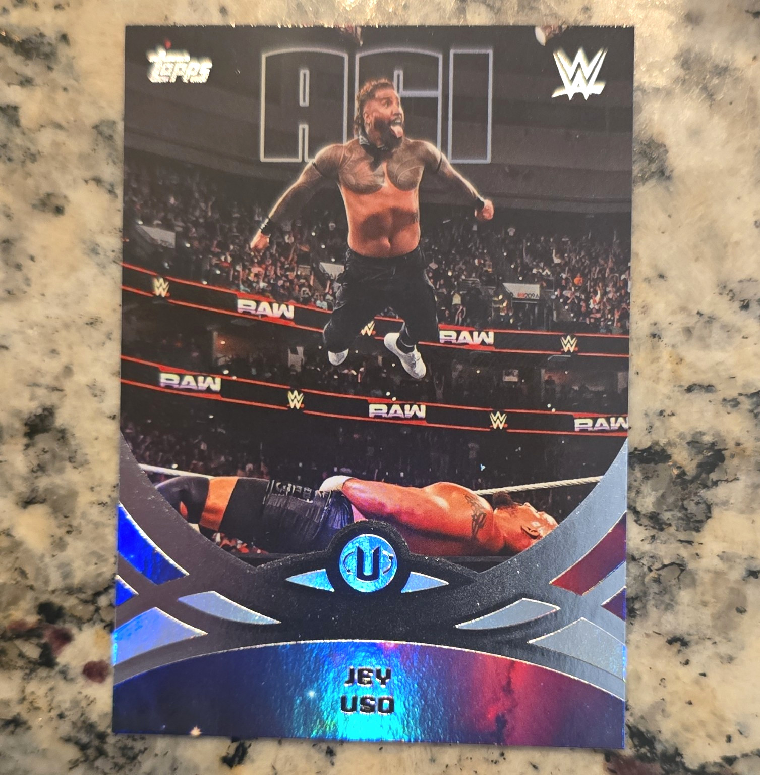 Topps 2026 Topps Chrome WWE Jey Uso #270 Peak Performance Insert Card