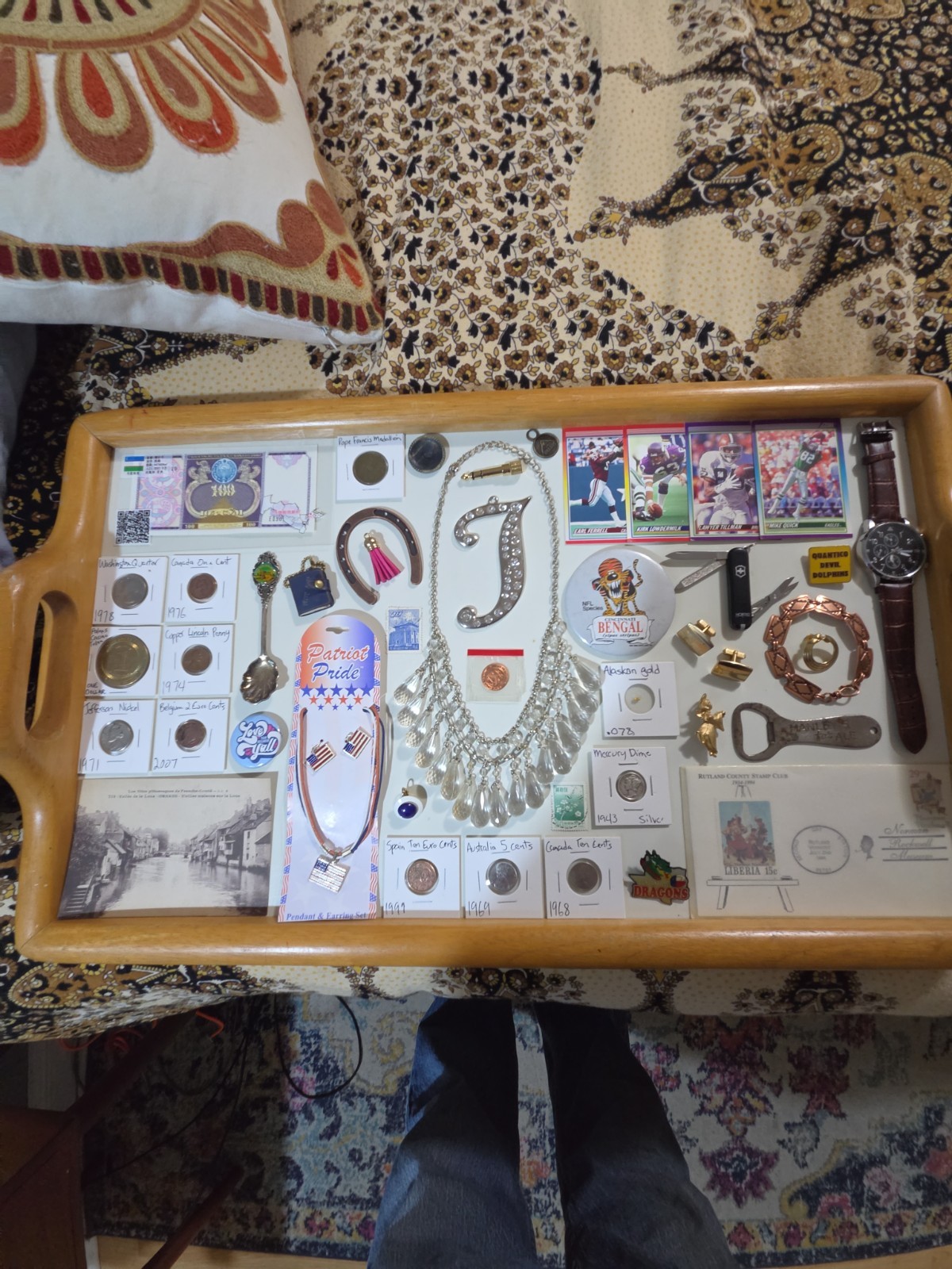 Antique Junk Drawer With Silver, Gold, Jewlery, And More