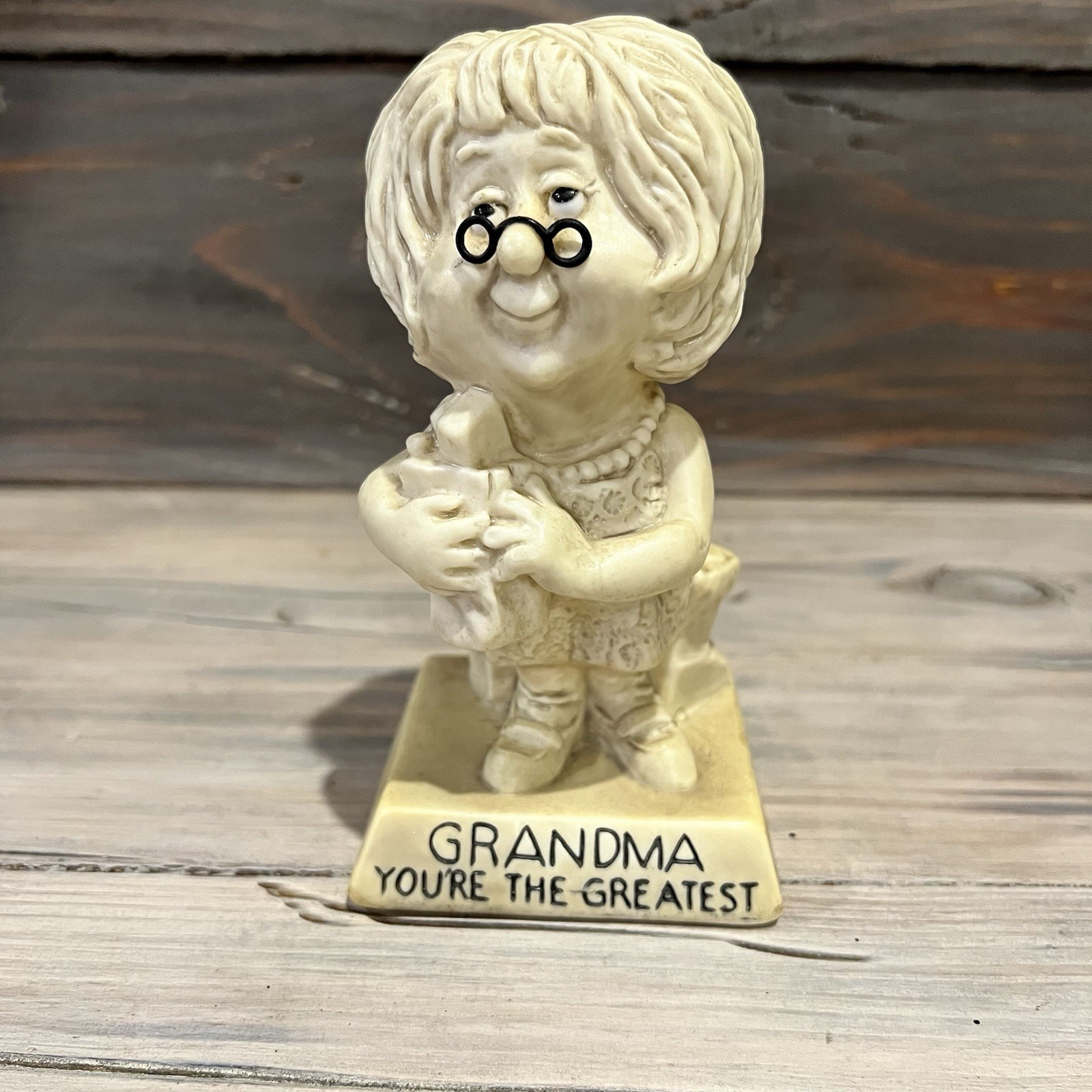 Vintage R&W Berries Co\'s Figurine GRANDMA YOU’RE THE GREATEST 1973 USA