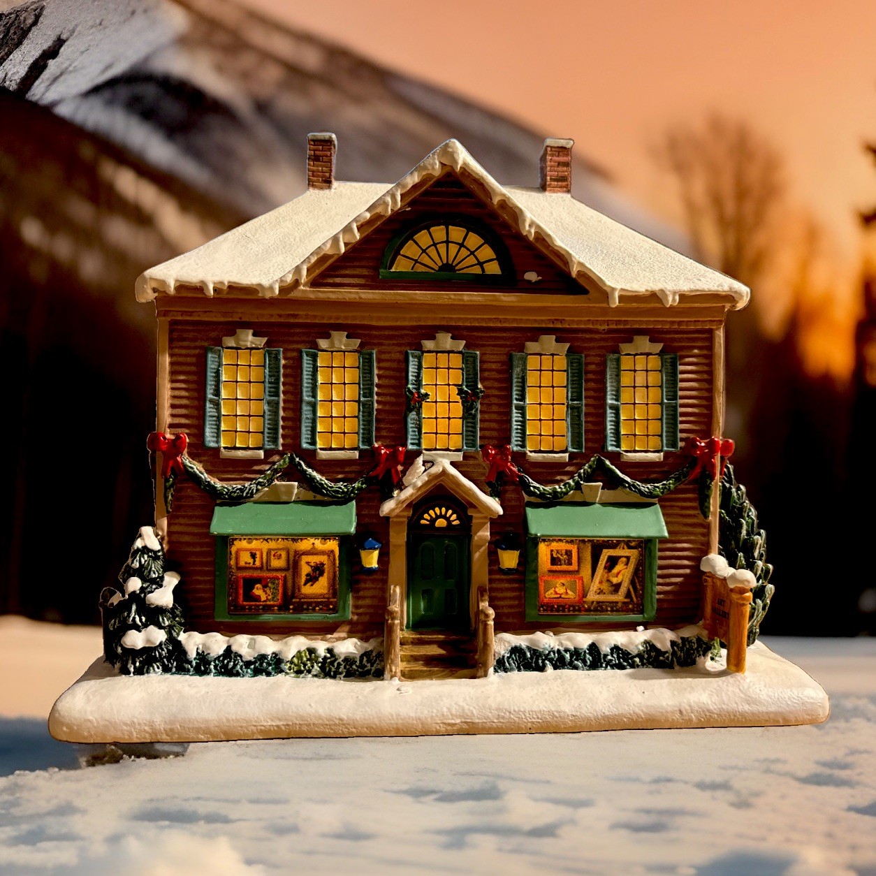 Hawthorne Village Norman Rockwell Christmas Village Rockwell Art Gallery READ