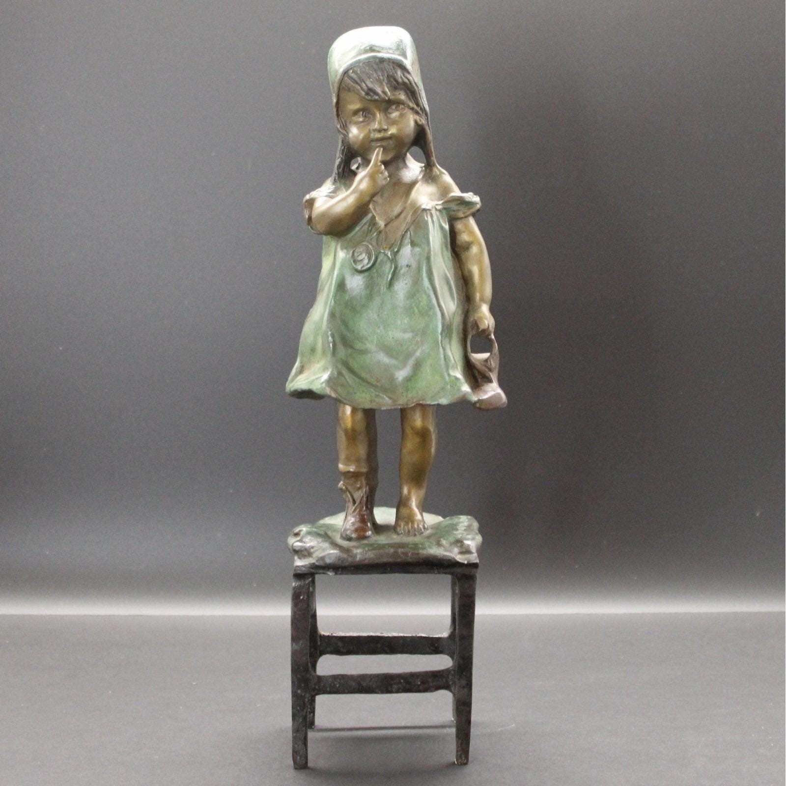 Vintage Bronze Sculpture Titled \